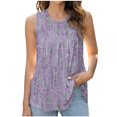 thumbnail image 1 of Débardeur pour Femmes Imprimé Pull-Over Mode Décontracté Col Rond, 1 of 3