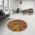 thumbnail image 4 of Ahgly Company Tapis Rectangulaire Lavable en Machine Intérieur Transitionnel Rouge Tomate, 5 Pieds x 7 Pieds, 4 of 7
