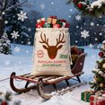 thumbnail image 3 of Aspire 12 PCS Large Christmas Giant Drawstring Bags, Reusable Canvas Gift Bags Storage, Christmas Decorations, 3 of 10
