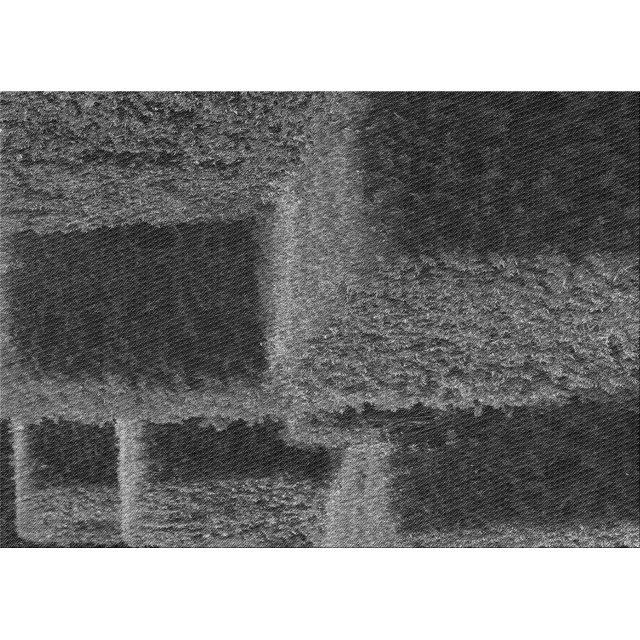 Ahgly Company Machine Washable Indoor Rectangle Transitional Charcoal Black Area Rugs, 5' x 8'