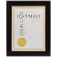 thumbnail image 2 of Unbranded Harrison Certificate Frame 8.5x11in Cherry, Wall Document Frame, 2 of 6