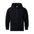 thumbnail image 4 of Fleece Jacket Mens Versatile Long Sleeve Hooded Zipper Fleece Sweatshirt Jacket Hooded Sweatshirt Men, 4 of 9