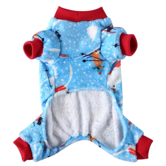 Pyjamas Doux et Confortable pour Petits Chiens Chiot Automne et Costume d'Hiver