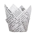 thumbnail image 1 of WHEANG 100Pcs Baking Paper Cups Cupcake Liners Baking Cups Parchment Paper Square Non Stick For Medium Large Cupcakes Mini Cake Party Birthday 1.97, 1 of 4