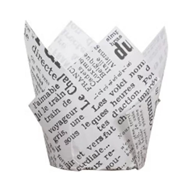 WHEANG 100Pcs Baking Paper Cups Cupcake Liners Baking Cups Parchment Paper Square Non Stick For Medium Large Cupcakes Mini Cake Party Birthday 1.97