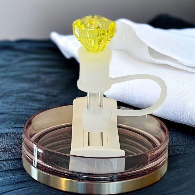 Fridja Clearance Dirt Prevention Straw Cap Suitable for 10mm Straw PVC Three-dimensional Soft Rubber Straw Dirt Prevention Cap Straw Cap Kitchen Decor