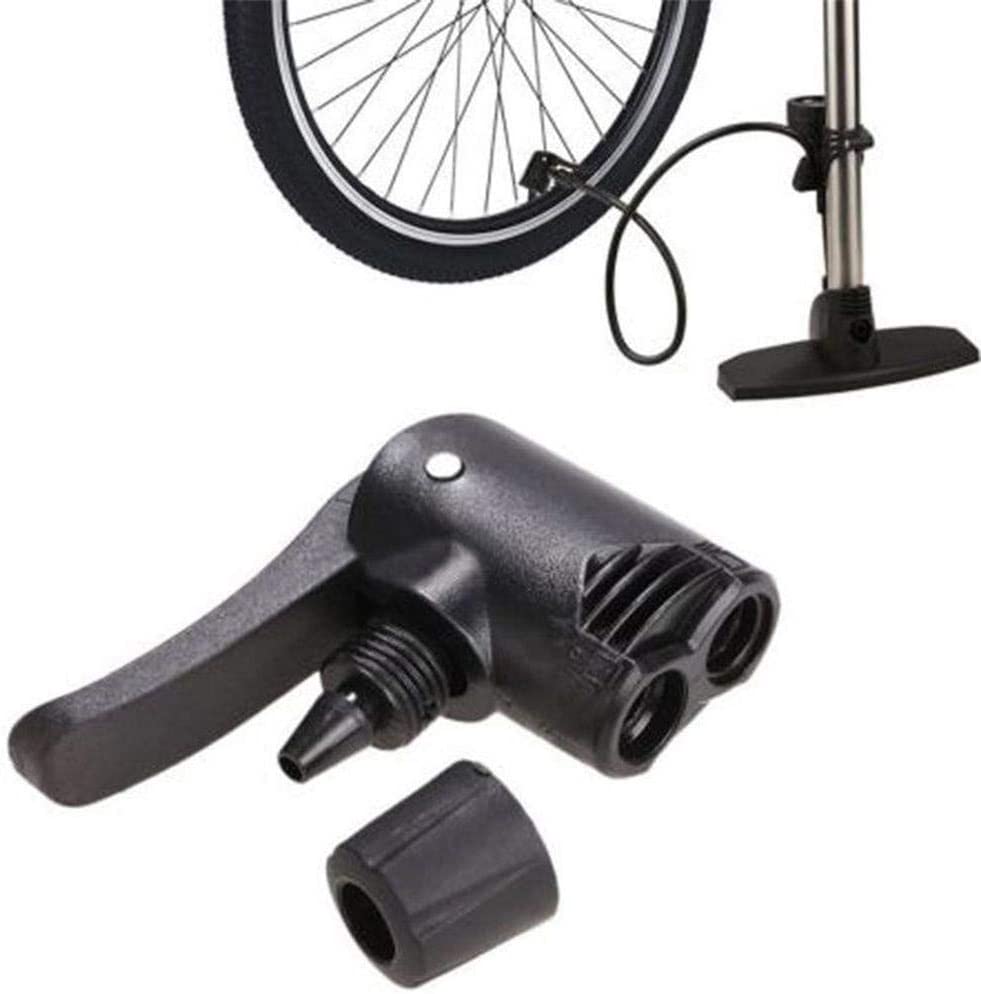 2 Pcs Double Head Air Pump Valve Adapter, Universal Bike Bicycle Pump Accessories Inflatable Tire Valve For And Schrader