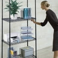 thumbnail image 2 of Safco Commercial - Shelf rack - 4 shelves - steel - black, 2 of 5