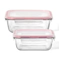 thumbnail image 2 of Starfrit LocknLock Glass Food Container 4-Piece Set, Retangular, 2 of 8