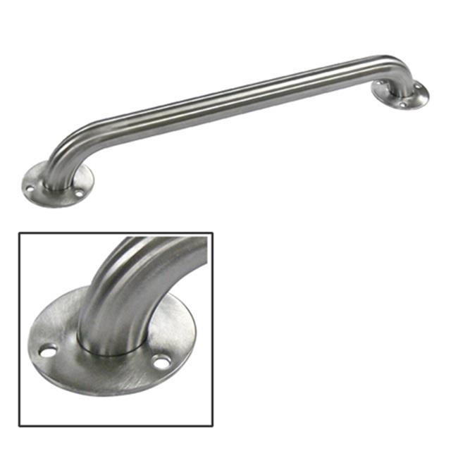 Kingston Brass GB1216ES 18 Inch Exposed Flange Ada Grab Bar - Stainless Steel