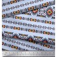 thumbnail image 2 of Soimoi Polyester Crepe Fabric Aztec Southwestern Decor Fabric Printed Yard 42 Inch Wide, 2 of 3