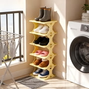 Sentmoon Large Shoe Rack Rotating Shoe Rack Tower News Thickened and Widened Corner Simples Shoe Rack Small Size Easy To Install Removable Washable Storage Shoe Cabinet for Shoes and Boots