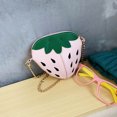 thumbnail image 4 of XZNGL Kids Girls Fashion Cute Cartoon Strawberry Pattern Shoulder Crossbody Chain Bag Childrens Coin Purse, 4 of 9