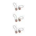 thumbnail image 4 of yingyy 1/2/3/5 2 Pieces Curtain Tieback Round Polyester Replacement Simple Style Household Kitchen Sunshade Drape Fixing Fastener Red 3PCS, 4 of 6