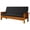 Noir, variante sur Housse de Futon Jacquard Housse Élastique Anti-Poussière - Housse de Sofa Meuble Gris