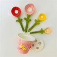 thumbnail image 3 of Tyidzon Baking Tool-Handmades Flowers Ceramic Measuring Spoons With Boxed Gift Set, 3 of 6