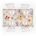 thumbnail image 3 of EGNMCR Tablecloths, Table Runner Fresh Flower Pattern Table Cloth Rectangular Tea Table Cover Dining Home Decor Table cover, 3 of 5