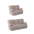 thumbnail image 4 of CorLiving Plush Reclining Chenille Fabric Sofa Set, 4 of 9