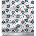 thumbnail image 1 of Soimoi Polyester Georgette Fabric Dart Board Sports Printed Craft Fabric by The Yard 42 Inch Wide, 1 of 3
