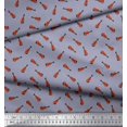 thumbnail image 3 of Soimoi Crepe Silk Fabric Guitar Musical Instrument Printed Fabric 1 Yard 42 Inch Wide, 3 of 3