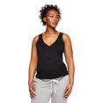thumbnail image 2 of Paisley Sky Maternity Snap Henley Tank, 2 of 6