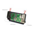 thumbnail image 3 of COFEST Multifunctional LED Projection Alarm Clock with Temperature and Humidity Display, 8-Inch Screen, 5-Meter Projection Distance, and Dual Alarm for Bedroom Use Green, 3 of 8