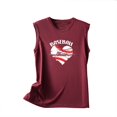 thumbnail image 3 of Birdeem Womens Sleeveless Top V-Neck Pullover Printing Vest, 3 of 5