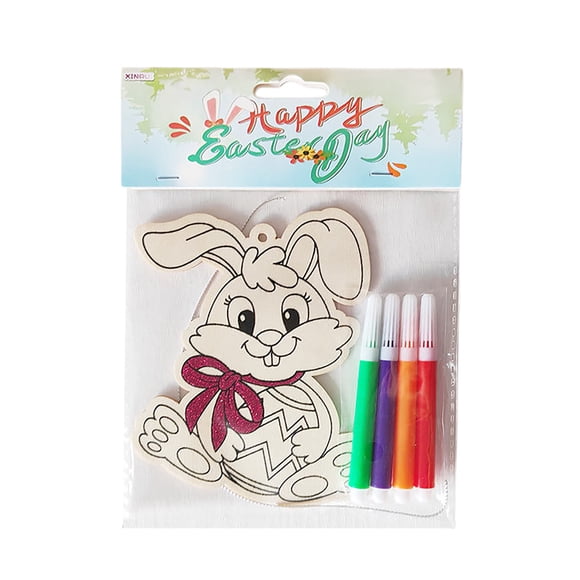 DIY Wooden Drawing Board Painting Coloring Craft Decoration, Single-use Decoration And As a Standalone Present