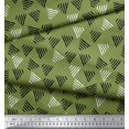 thumbnail image 2 of Soimoi Silk Fabric Triangle Block Print Fabric by The Yard 42 Inch Wide, 2 of 3
