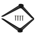 thumbnail image 3 of 1 Pair Universal TV Stand Base Legs Tabletop TVs Double Hole Plastic Feet Screen Adjustable Replacement, 3 of 8