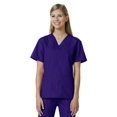 thumbnail image 1 of Core by Maevn Women's V-Neck Solid Scrub Top, 1 of 1