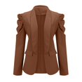 thumbnail image 5 of IROINID Veste Blazer Femme Manches Longues Couleur Unie Col Rabattu, Veste de Bureau Décontractée Cardigans Veste Longue, 5 of 5