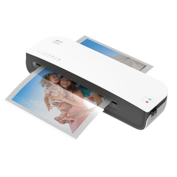 Desktop Laminator Machine Set A4 Size Hot And Cold Lamination 2 Roller System 9 Inches Max Width For A4/A5/A6 ,Wear Resistant