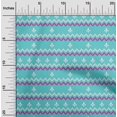 thumbnail image 1 of oneOone Cotton Cambric Fabric Chevron Ikat Fabric Prints By Yard 56 Inch Wide, 1 of 4