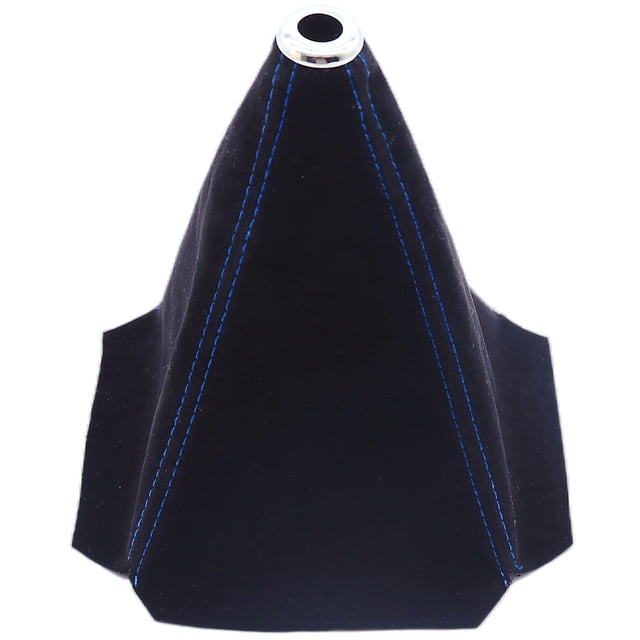 Xingzhi Universal Gear Shift Boot Universal Suede Manual Stick Shifter Knobs Cover Shift Lever Ball Dust-proof Handbrake Handle Blue Line