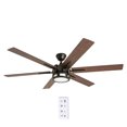 thumbnail image 1 of Honeywell Kaliza Ceiling Fan with Quiet Motor and Remote Control, 56", Bronze, 1 of 12