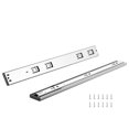 thumbnail image 1 of KFFKFF Set of 6, 22-Inch Drawer Slides, Side Mounting Rails, Robust Full Extension Steel Tracks, Quiet Soft-Close Guide Glides for Kitchen Cabinets, Ball Bearing Runners, Supports Up to 100 Lbs, 1 of 9