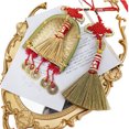 thumbnail image 2 of Broom Dustpan Pendant, Practical Chinese Year Ornament Create Ambience  For Shopping Mall, 2 of 8