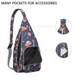 thumbnail image 4 of Nebula Cloud Crossbody Bag - Cosmic Dust & Stars Pattern (Breathable), 4 of 4