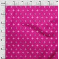 thumbnail image 2 of oneOone Georgette Viscose Fabric Plus Sign Kasuri Print Sewing Fabric BTY 42 Inch Wide, 2 of 4