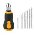thumbnail image 4 of Hand Drill Jewelry Craft Hand Manual Drill Chuck Mini Hand 10PCS Twist Drill Bit, 4 of 8