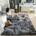 thumbnail image 2 of POINTERTECK Ultra Soft Shaggy Rugs  Fluffy Carpet for Girls Room Kids  Non-Slip Area Rugs for Bedroom Living Room Home Decor Shag Rug Bedroom Sofa Coffee Table Area Rug Mats Silky Rugs, 2 of 7