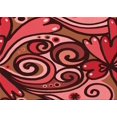 thumbnail image 1 of Ahgly Company Machine Washable Indoor Rectangle Transitional Orange Area Rugs, 2' x 3', 1 of 7