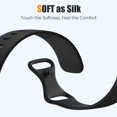 thumbnail image 3 of REQO Bracelets de Sport : Compatibles avec Fitbit Versa 4/3, Sense/Sense 2 - Bracelets de Rechange Souples pour Femmes et Hommes, 3 of 9