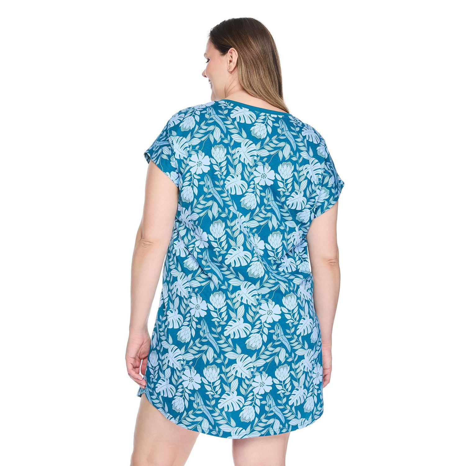George Women's Plus V-Neck Nightshirt