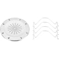 thumbnail image 4 of Portable Stainless Steel Folding Camp Stove Toaster - Compact Rack for 4 Slice Toast Bread, 4 of 6