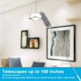 thumbnail image 4 of Telescopic Duster with Extra Long Handle, 78 To 245 cm Stainless Steel Washable Dust Mop with Foldable Microfiber Brush Head To Remove Dust and Cobwebs, 4 of 5