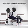 thumbnail image 4 of Soozier Adjustable Weight Bench Multi-Function Bench Press Set, Grey, 4 of 10