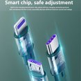 thumbnail image 2 of Transemion 5-In-1 Portable USB Charging Cable Charging Cables 1.1 Long, Fast Charging Cable 100W Charging, Cable Compatible blue, 2 of 6