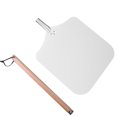thumbnail image 4 of Aluminum Metal Pizza Peel Pizza Paddle, Homemade Pizza ,Easy Storage, 14 inch Length 93cm, 4 of 9